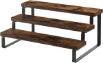 Three-Layer Wooden Display Rack, Can Be Used as a Kitchen Utensil Display Rack or Spice Rack