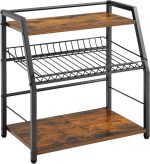 Three-Layer Wooden Countertop Storage Rack, Suitable for Snacks, Candy, Coffee Stand, Beverage Cans, White (Black Available)